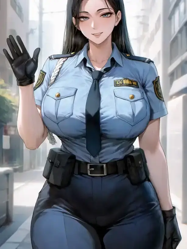 505050의 女性だけの交番に連れてかれる