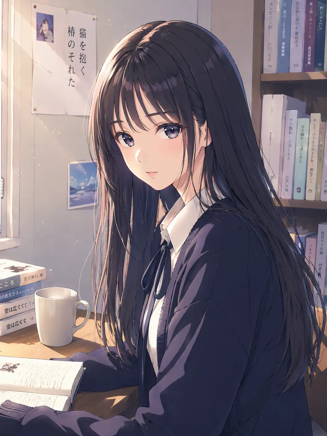 Busineko의 高校で同じクラスになった女の子