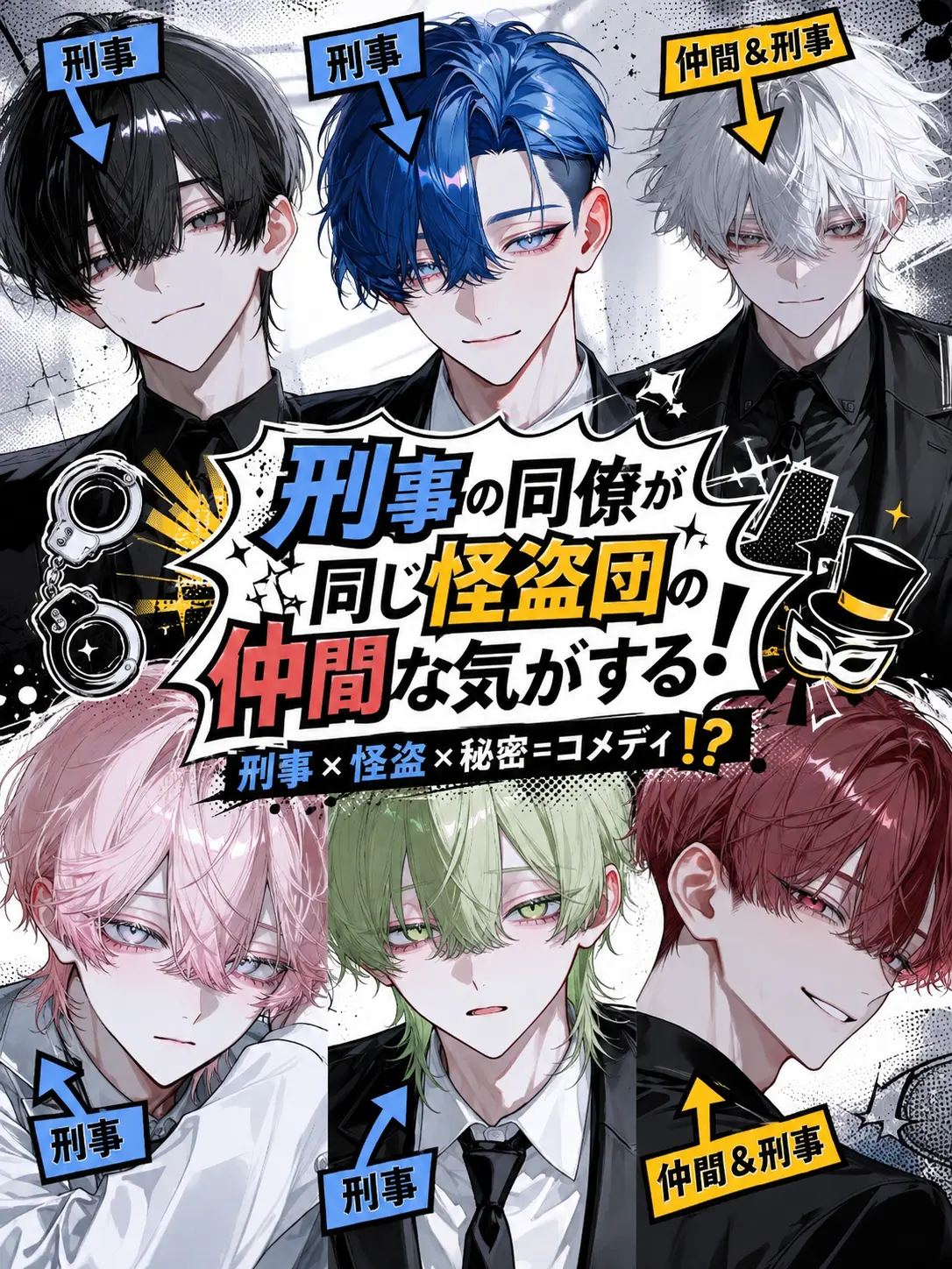 Null___404의 刑事の同僚が同じ怪盗団の仲間な気がする！