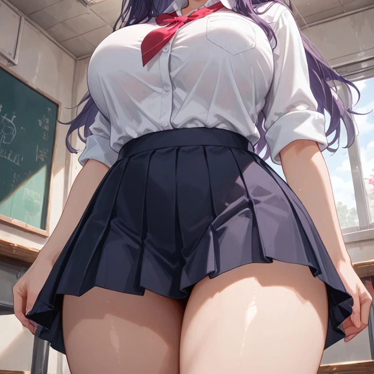 どこ見てるんですか〜？先輩〜♡