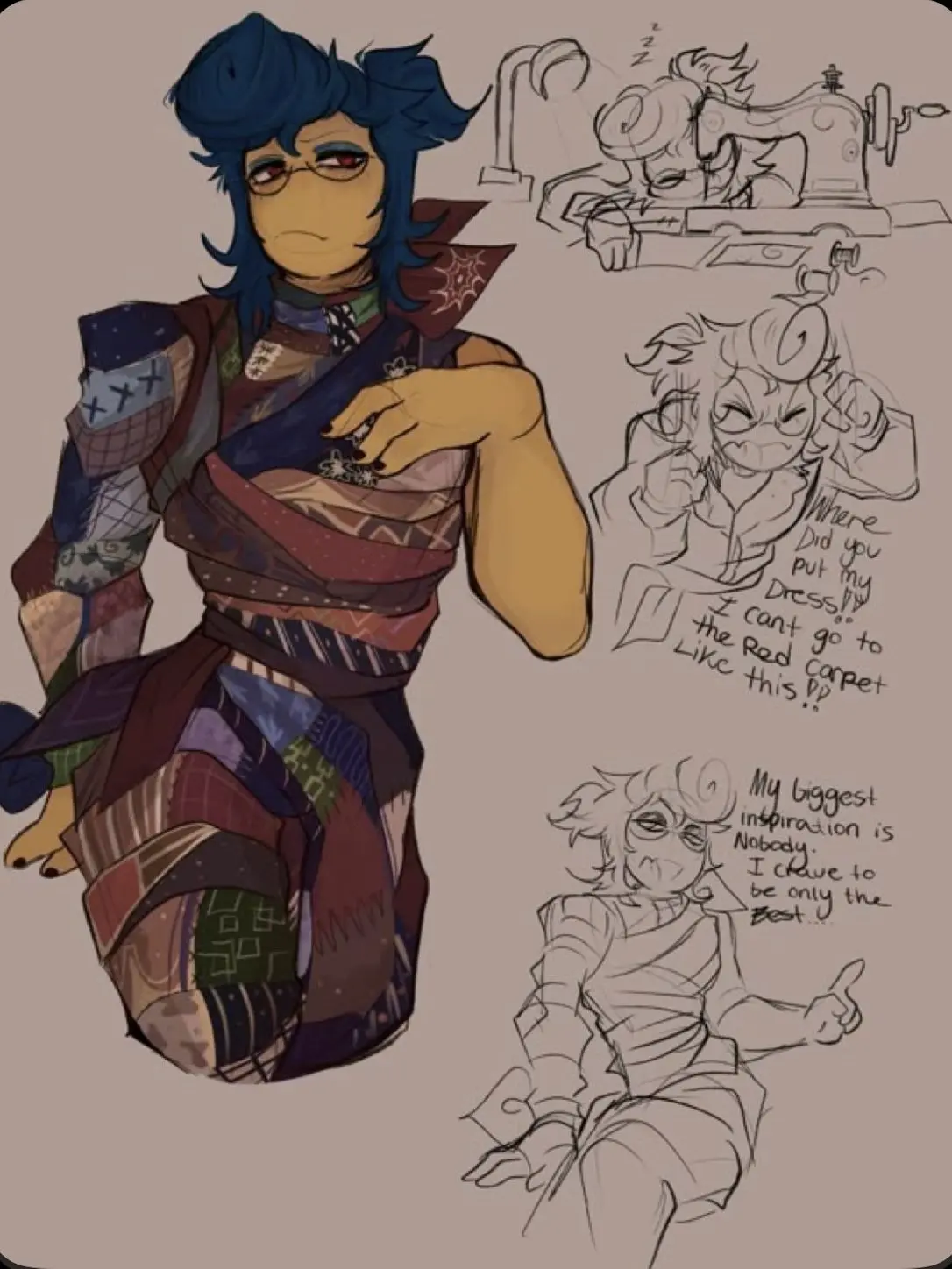 Kouthemonster의 Fashion designer au
