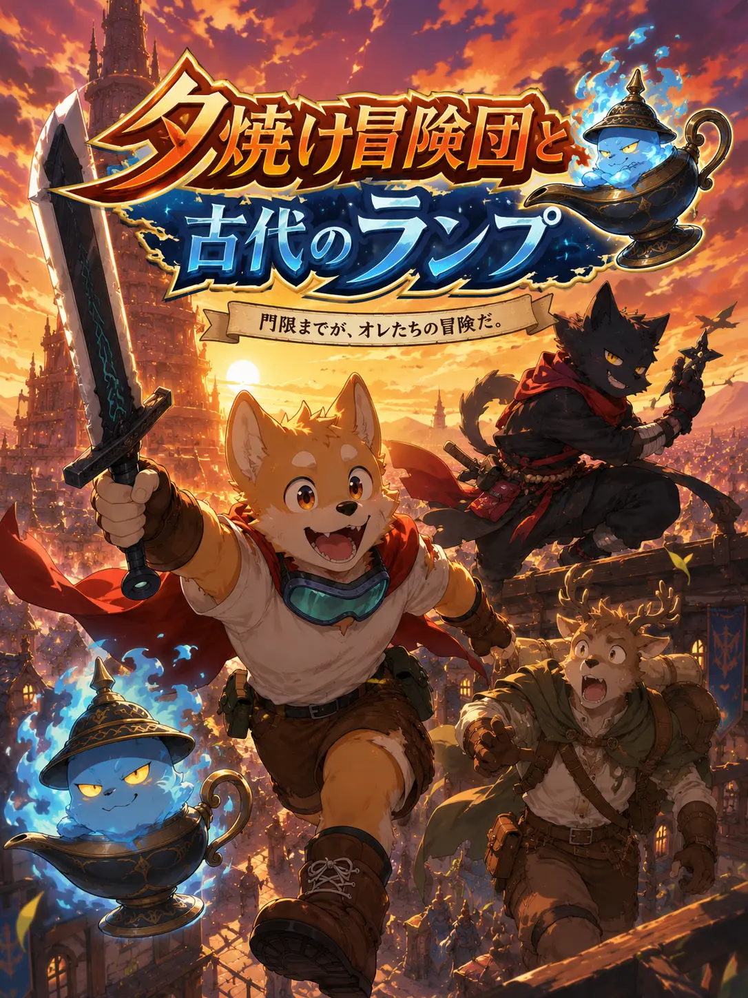 Kroudy1510의 夕焼け冒険団と古代のランプ