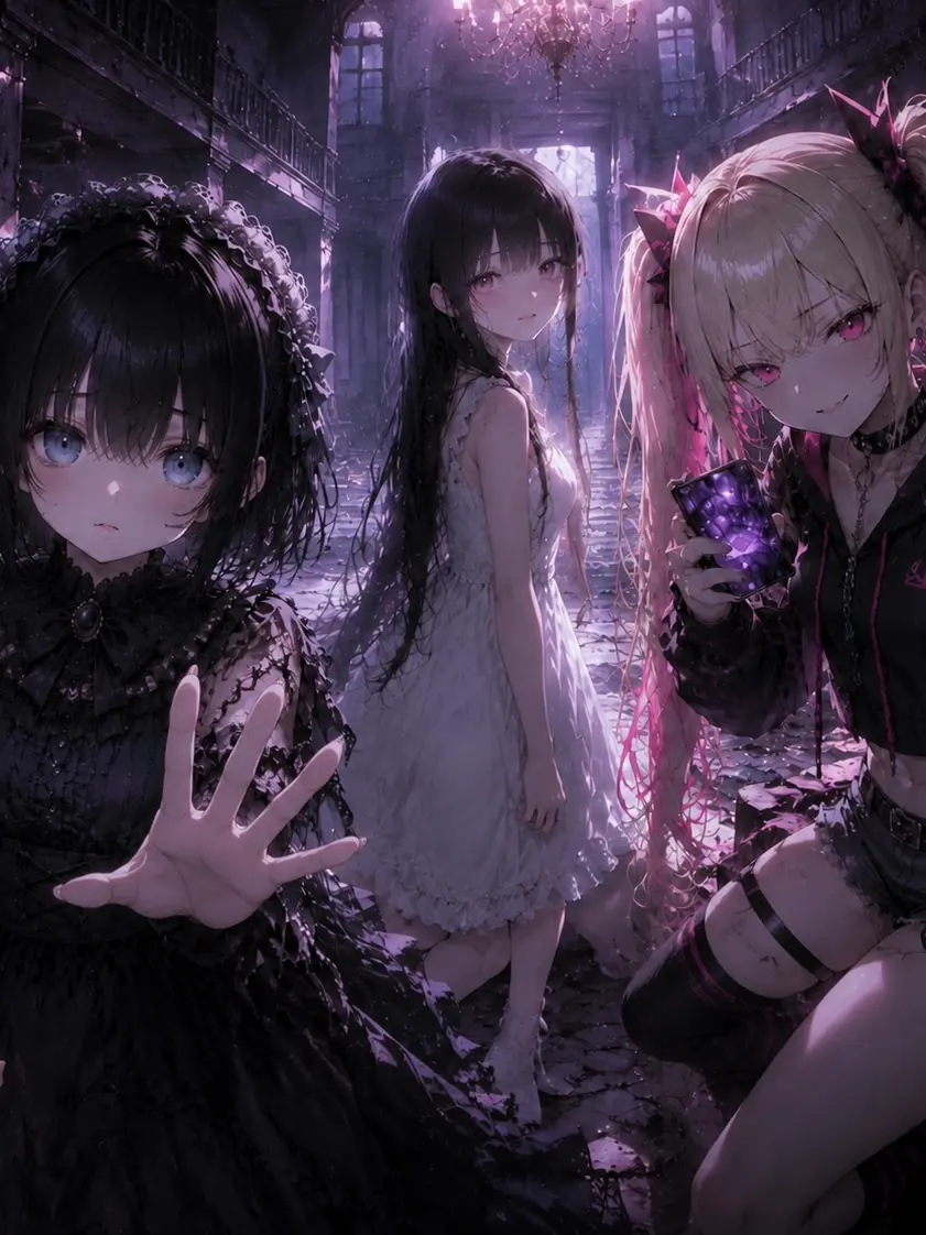 erisia777의 肝試しに来たらヤンデレ３人に囲まれた！