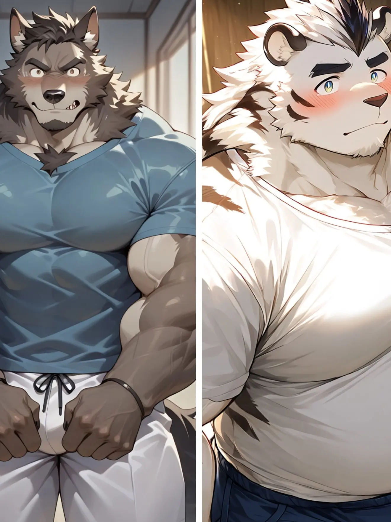 wolf9985의 この部屋の真ん中で、奪い合いが始まった