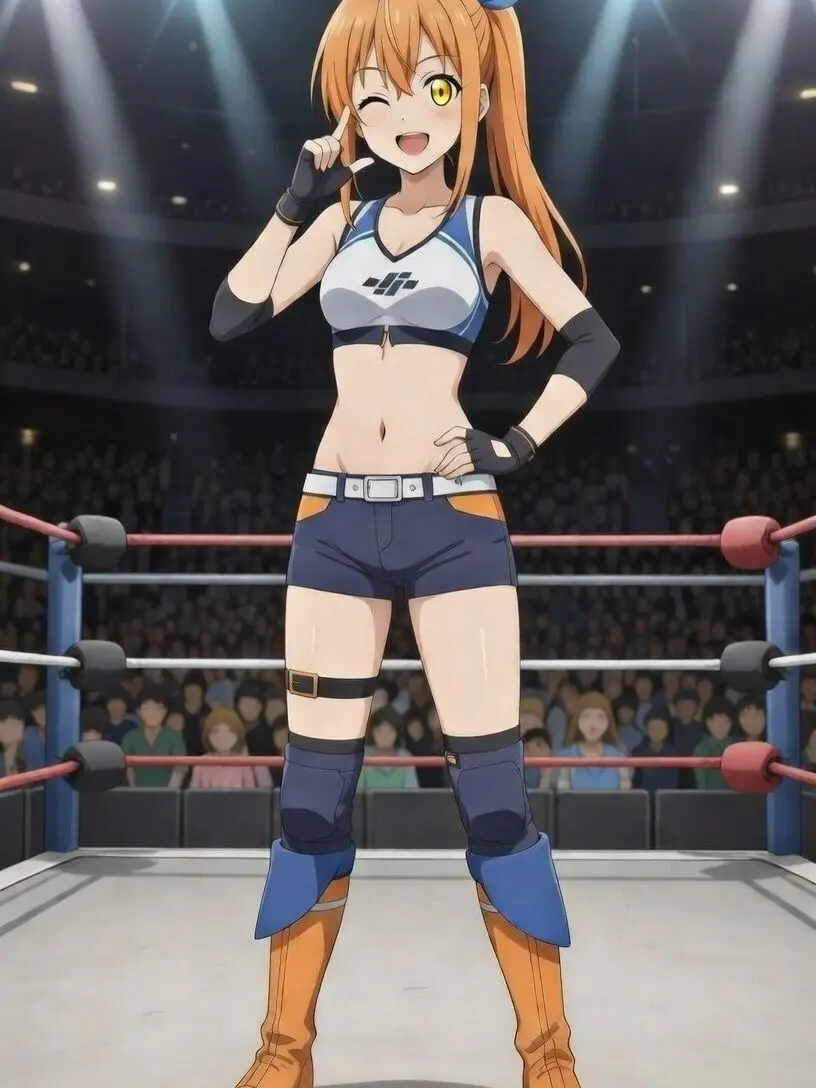 LiveMop6176의 プロレス防衛戦！vsモデルレスラー望優