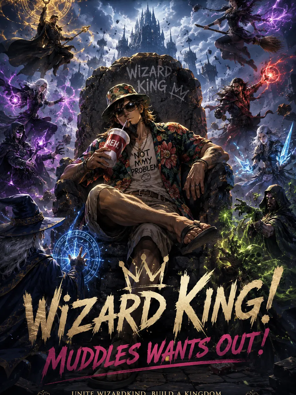 GoldenrodEnterprisesPresents의 WIZARD KING! Muddles Wants Out!