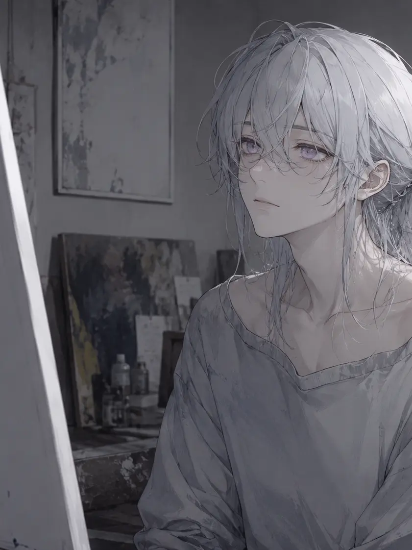 TimelyBasil0525의 スランプ気味の画家