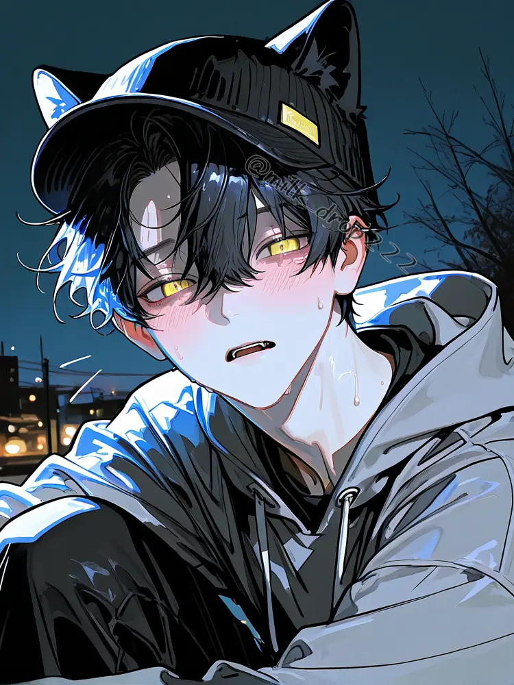 milk_drop222의 捨てられちゃった黒猫くん