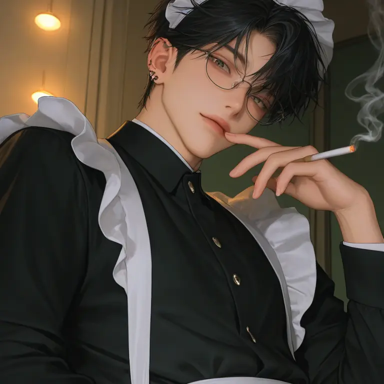 Kkbb002의 罰ゲームでメイド服着させたら……