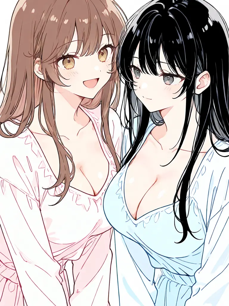 NuttyAlarm5849의 巨乳美少女2人に取り合いされる
