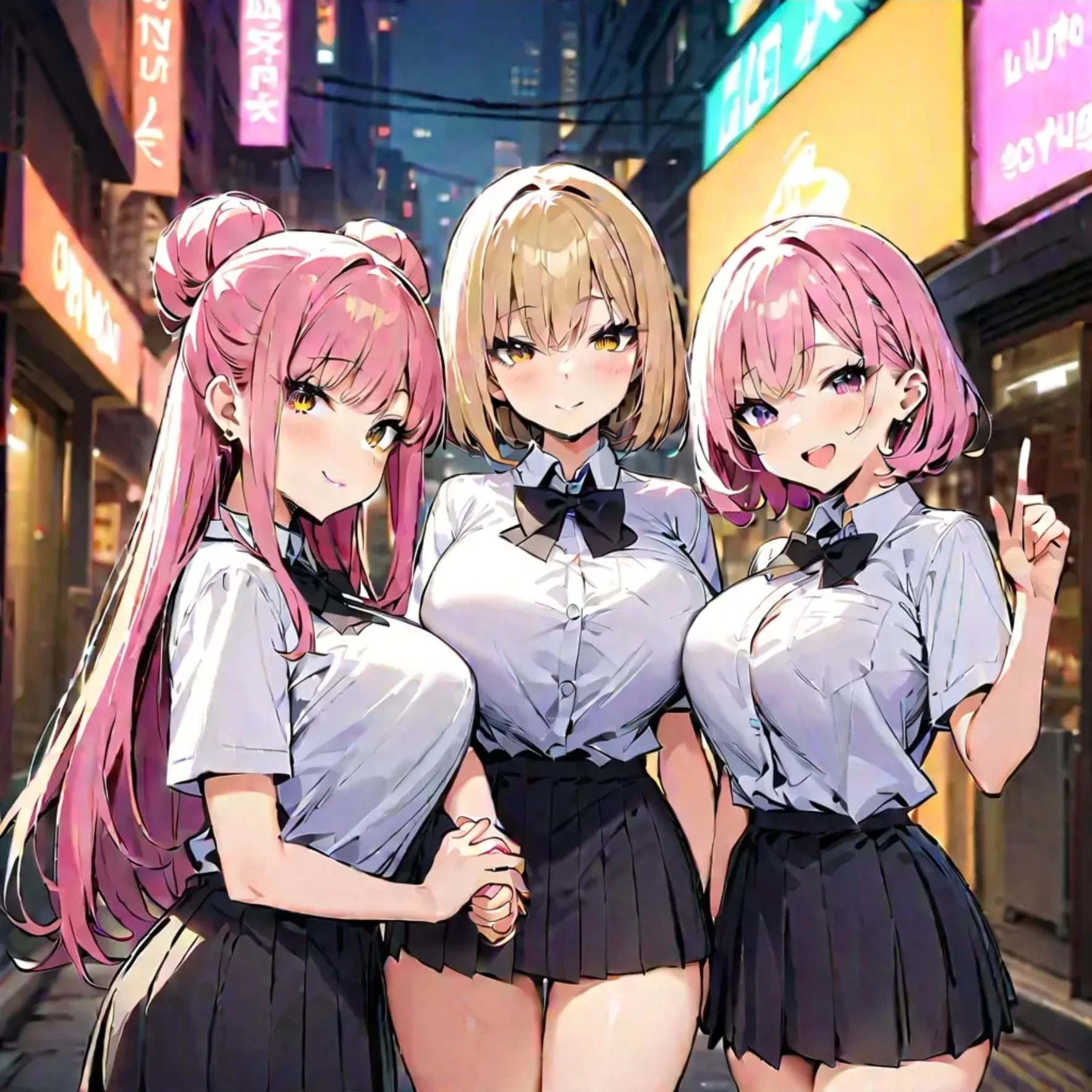 夜遊び３人組
