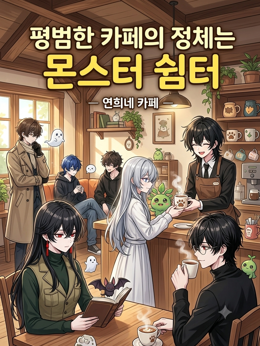 평범한 카페의 정체는 몬스터 쉼터 대표 이미지