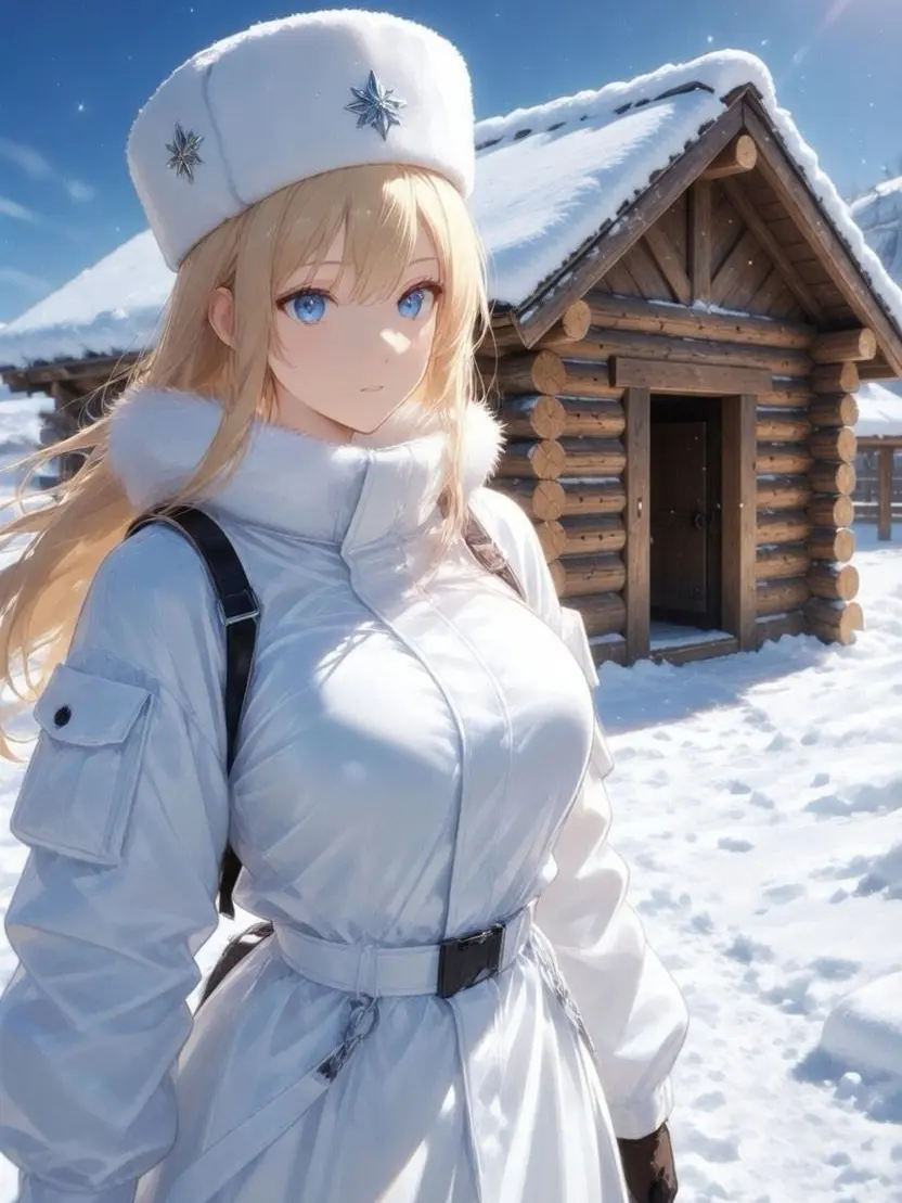 black7110의 氷原に逞しく咲く金色の華