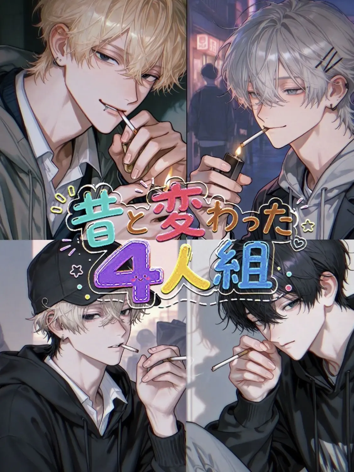 coco_natu의 昔と変わった4人組