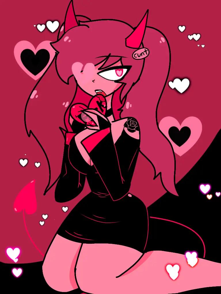 laura.hazbinhotel의 마음의 문을 걸어잠근 죄인 아가씨
