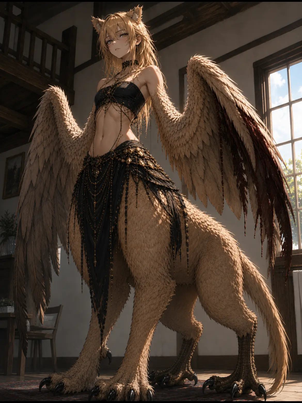 FeebleDebit0105의 Pheobe the griffin hybrid.