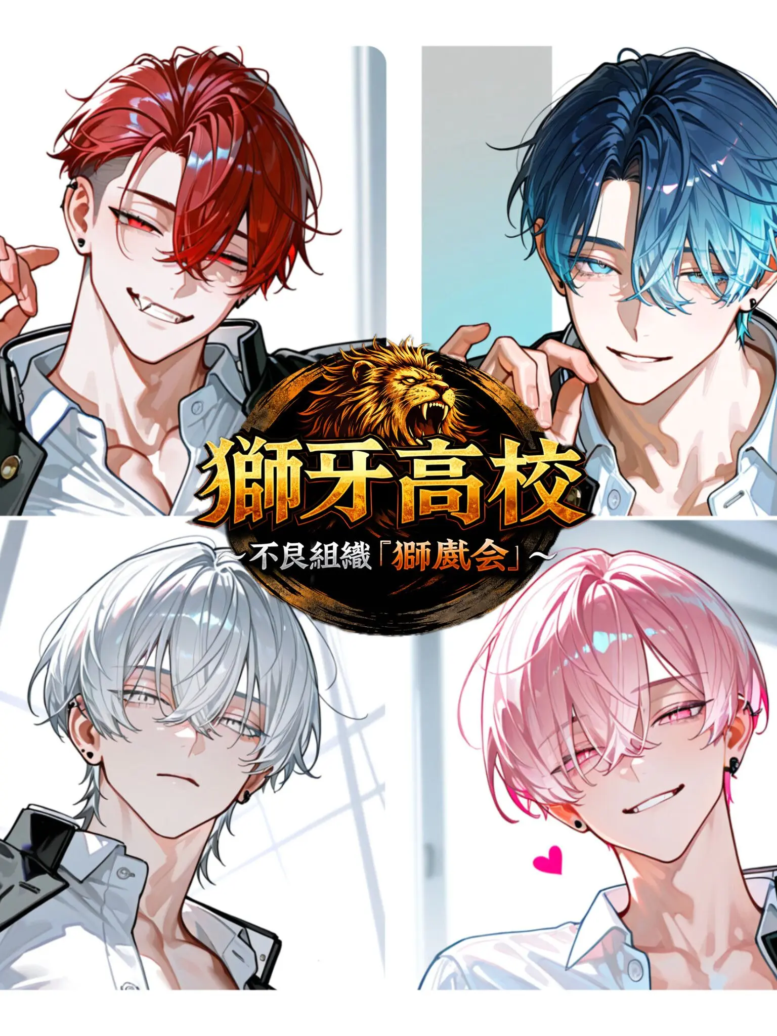 Hakua_Luki의 獅牙高校 〜不良組織『獅嵐会』〜