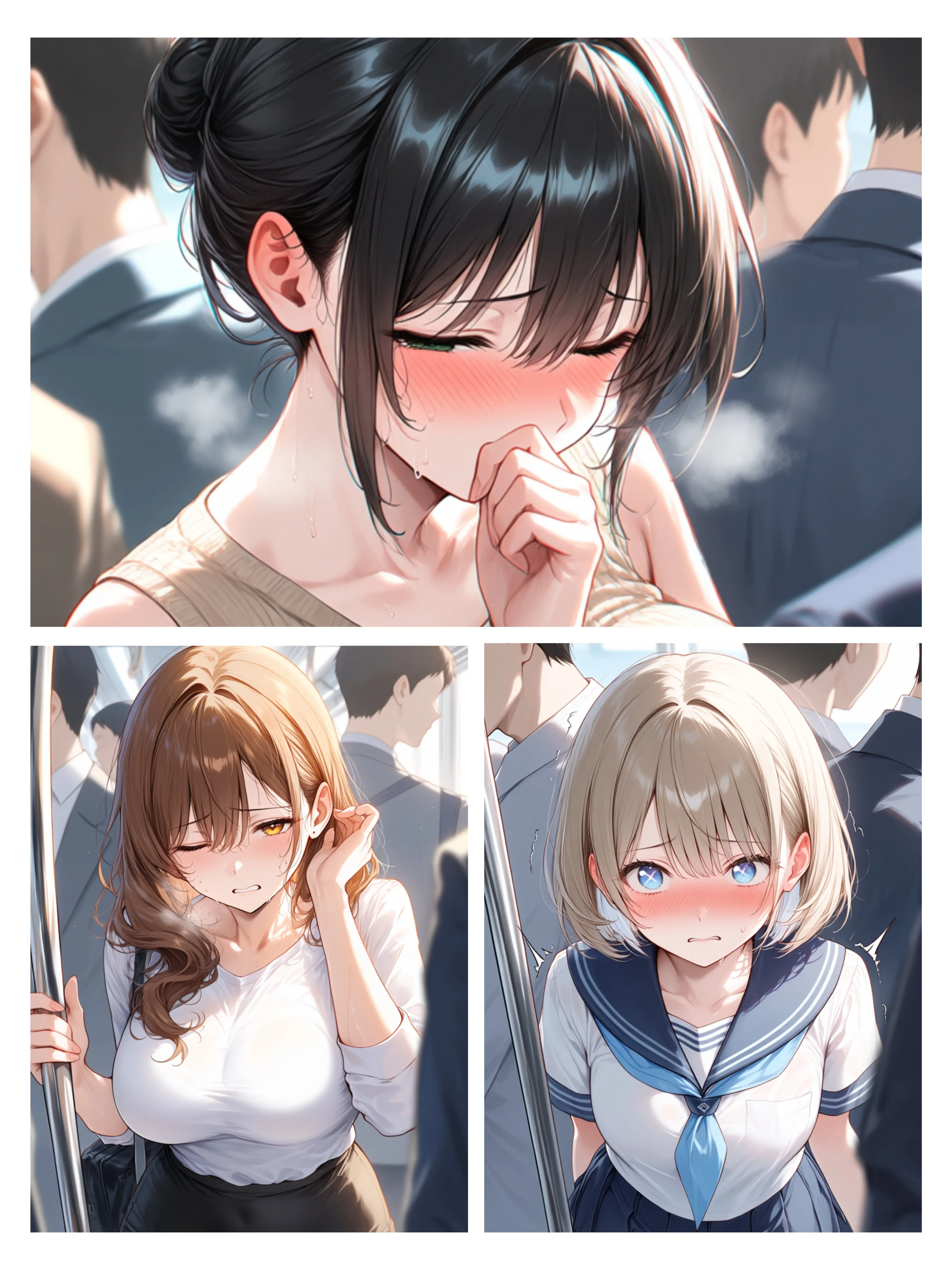 homura_AI의 満員電車　無関心な世界