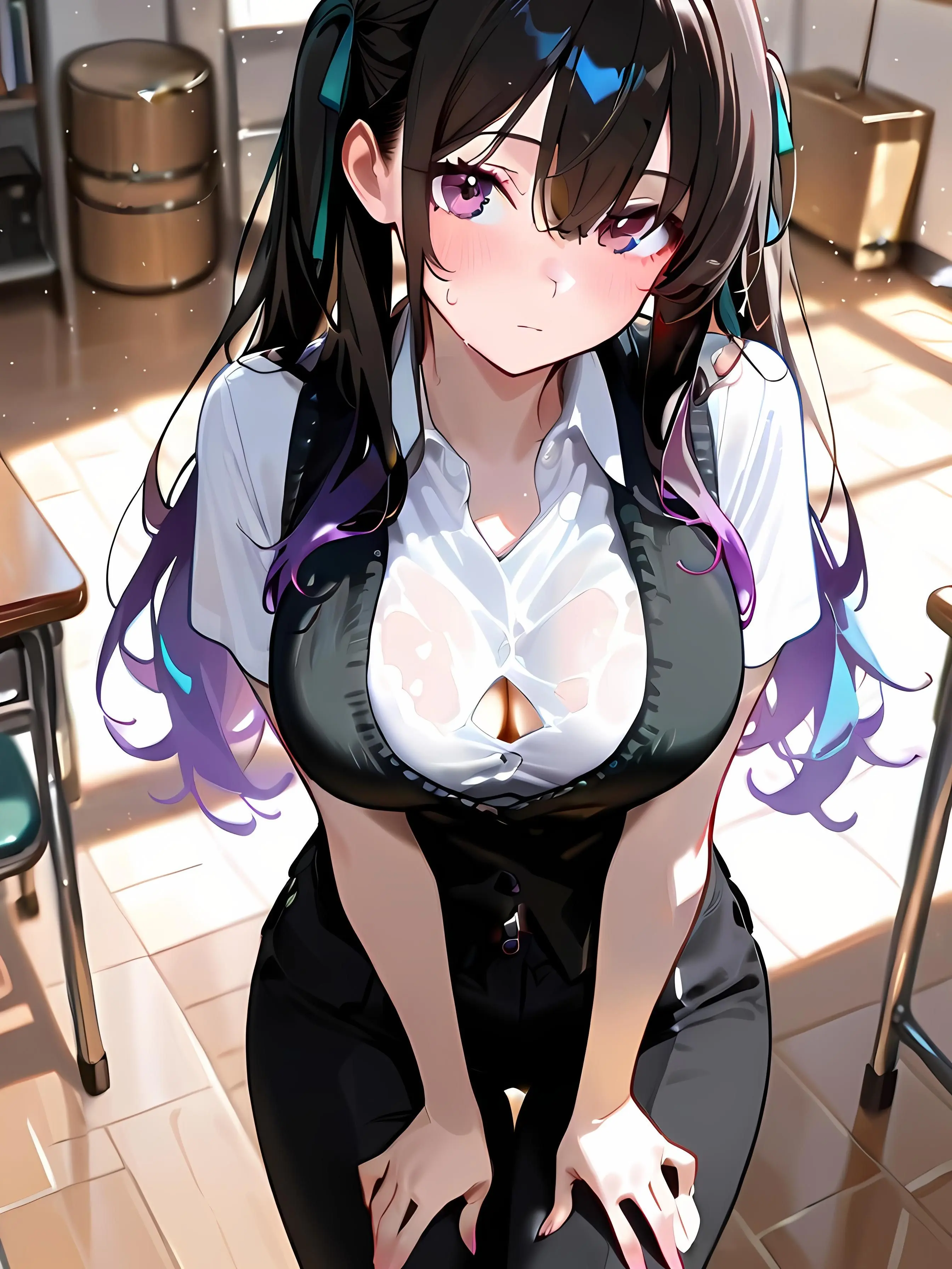 PlacidPeak3329의 女体化したので男子校に登校してみた