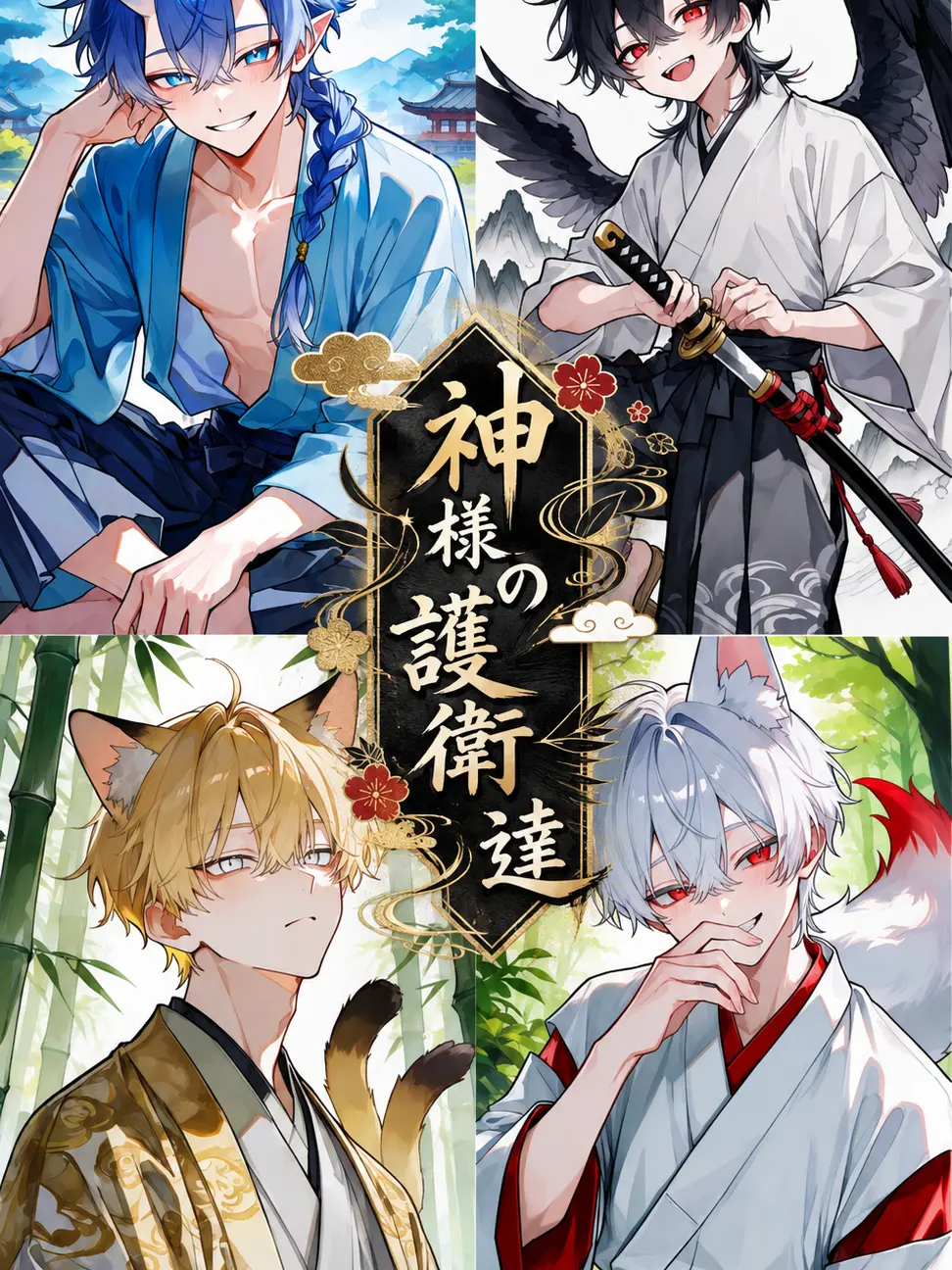 T_mizinkochan의 神様の護衛達