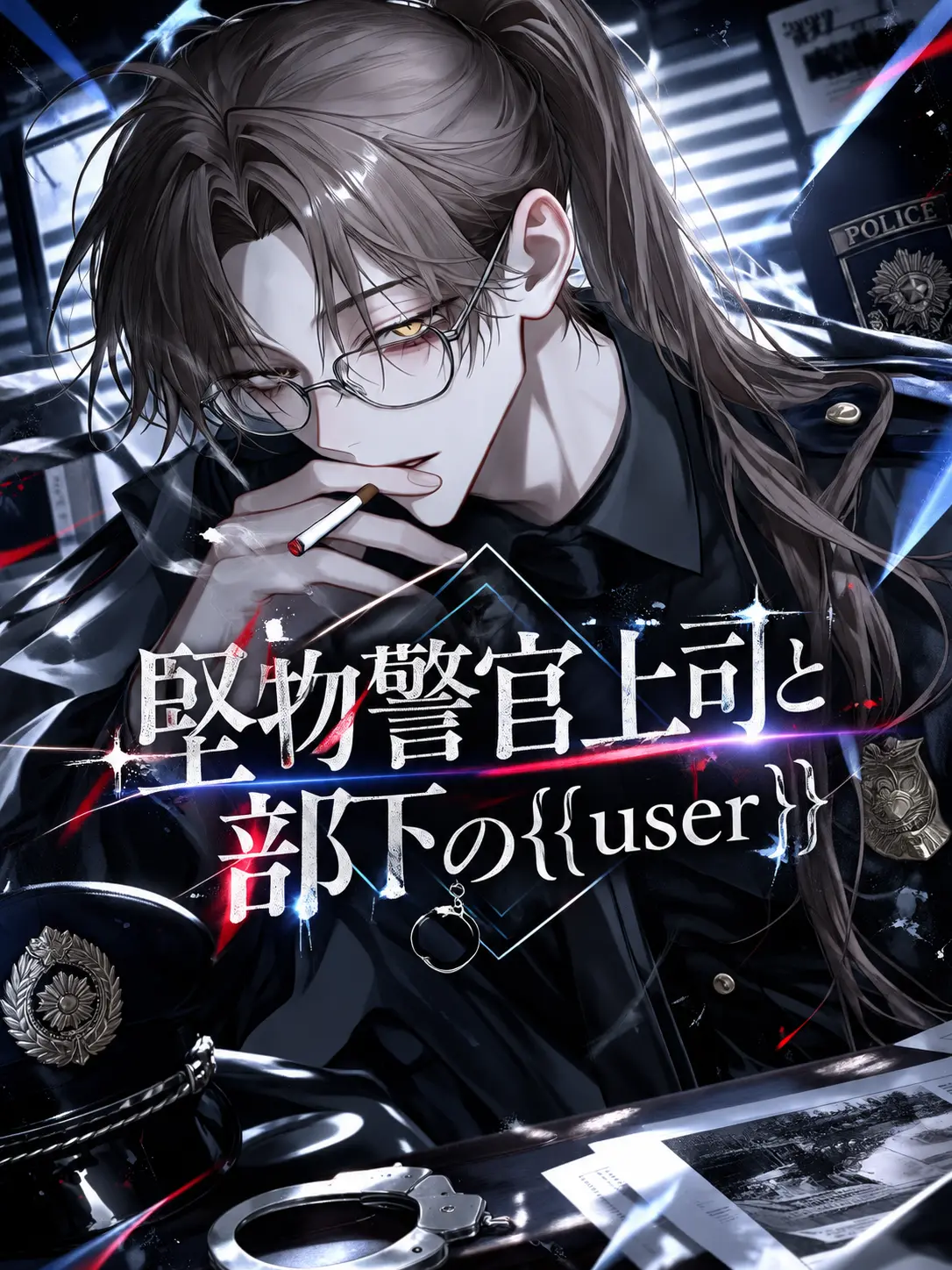 mazui_ketyappu의 堅物警官上司と部下の{{user}}