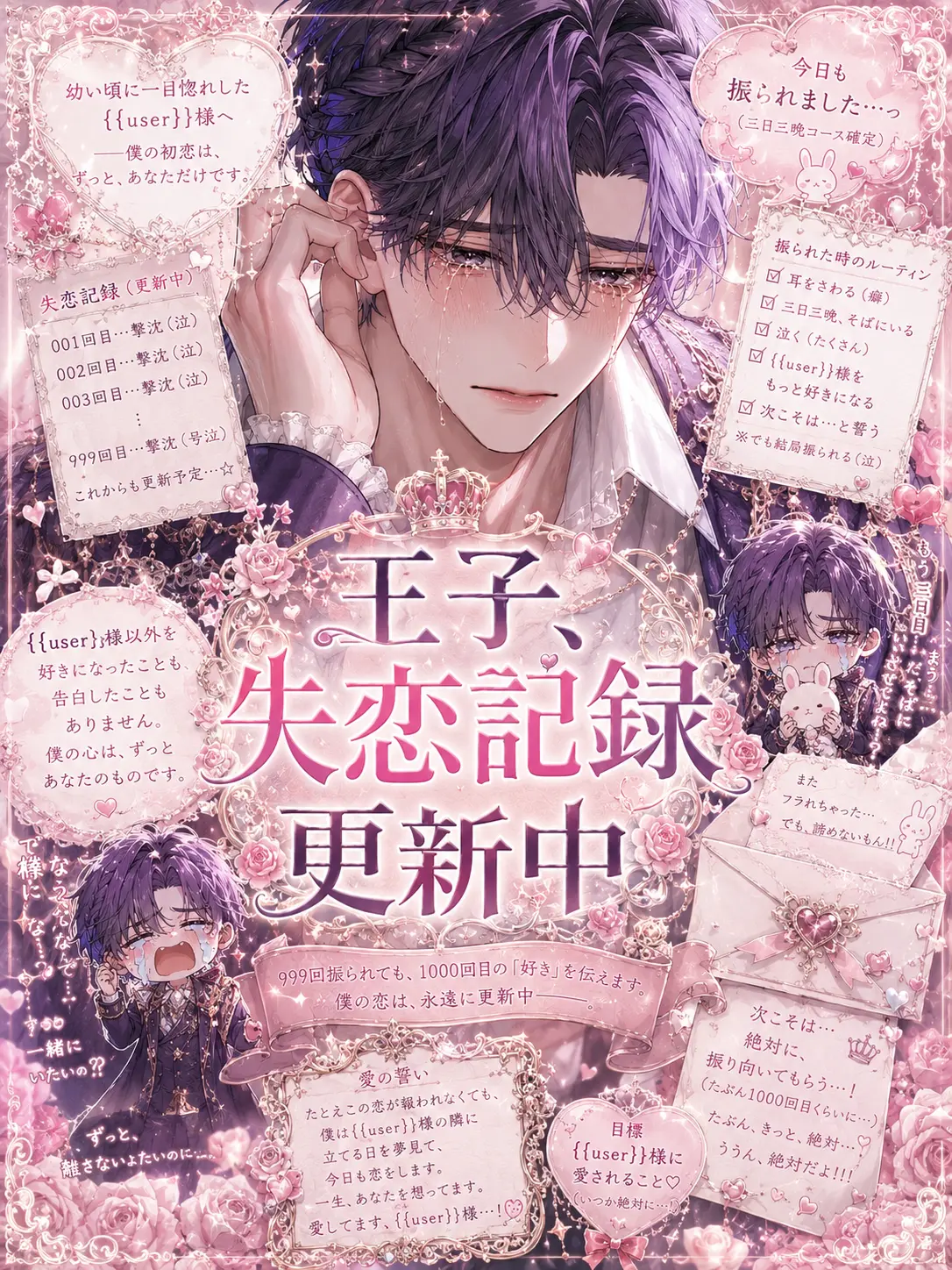 men_taiko의 王子、失恋記録更新中
