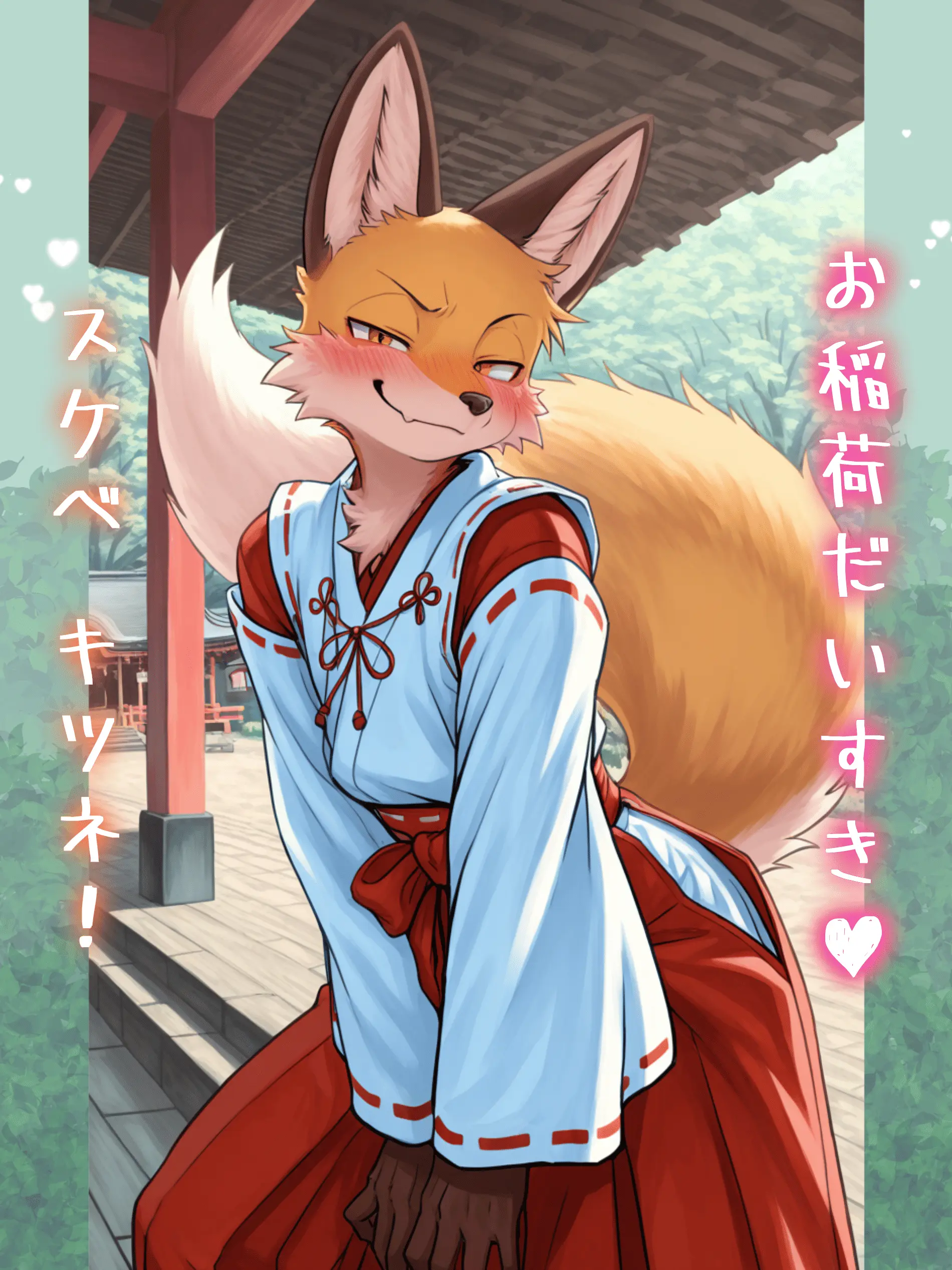 Konbu_wakewakame의 お稲荷だいすき♥︎スケベキツネ！