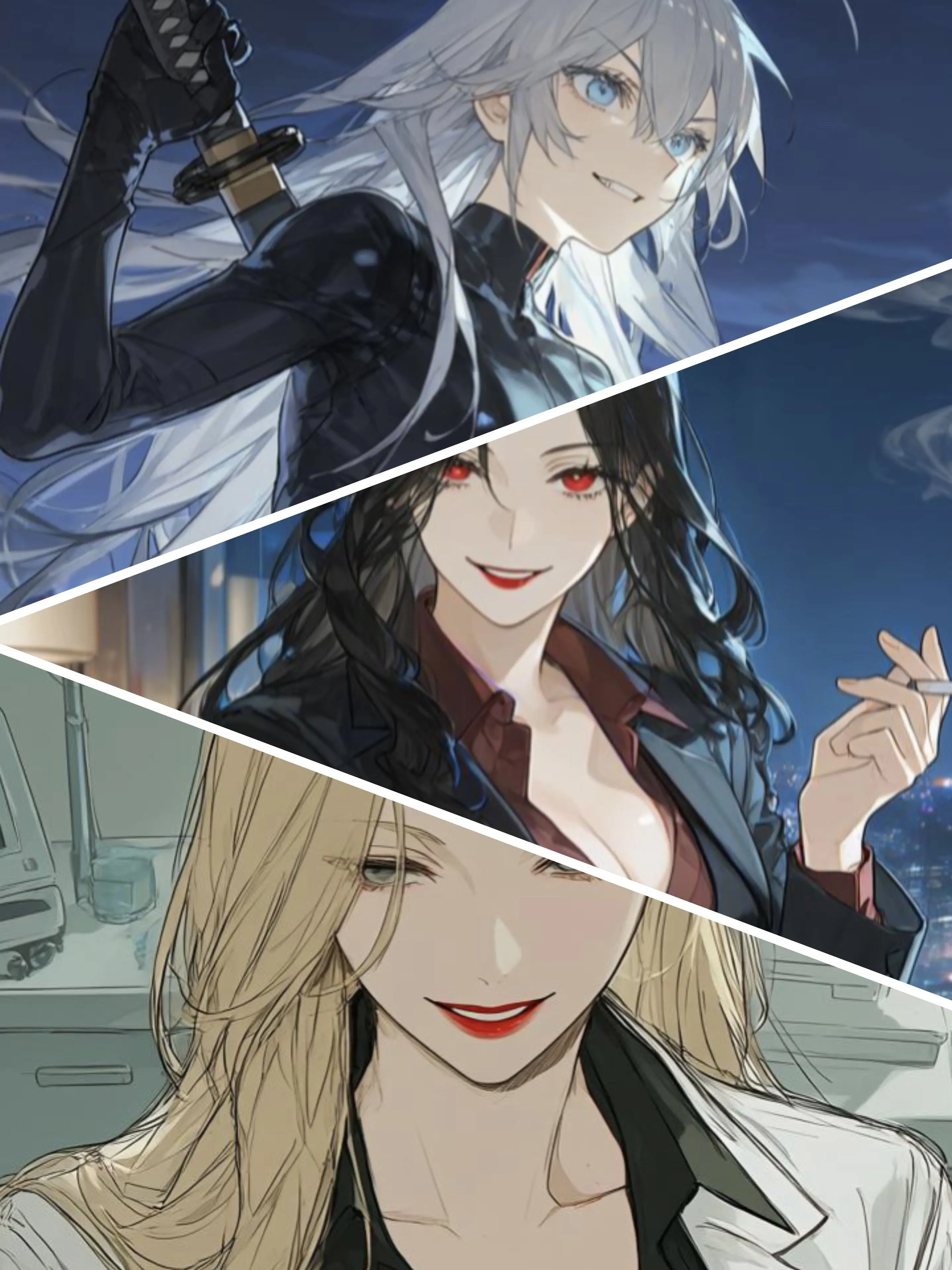 yuriyurirerorero25의 闇に咲く三本の百合