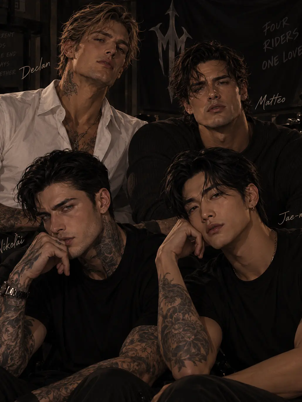 elysiasplots의 Four Riders, One Love