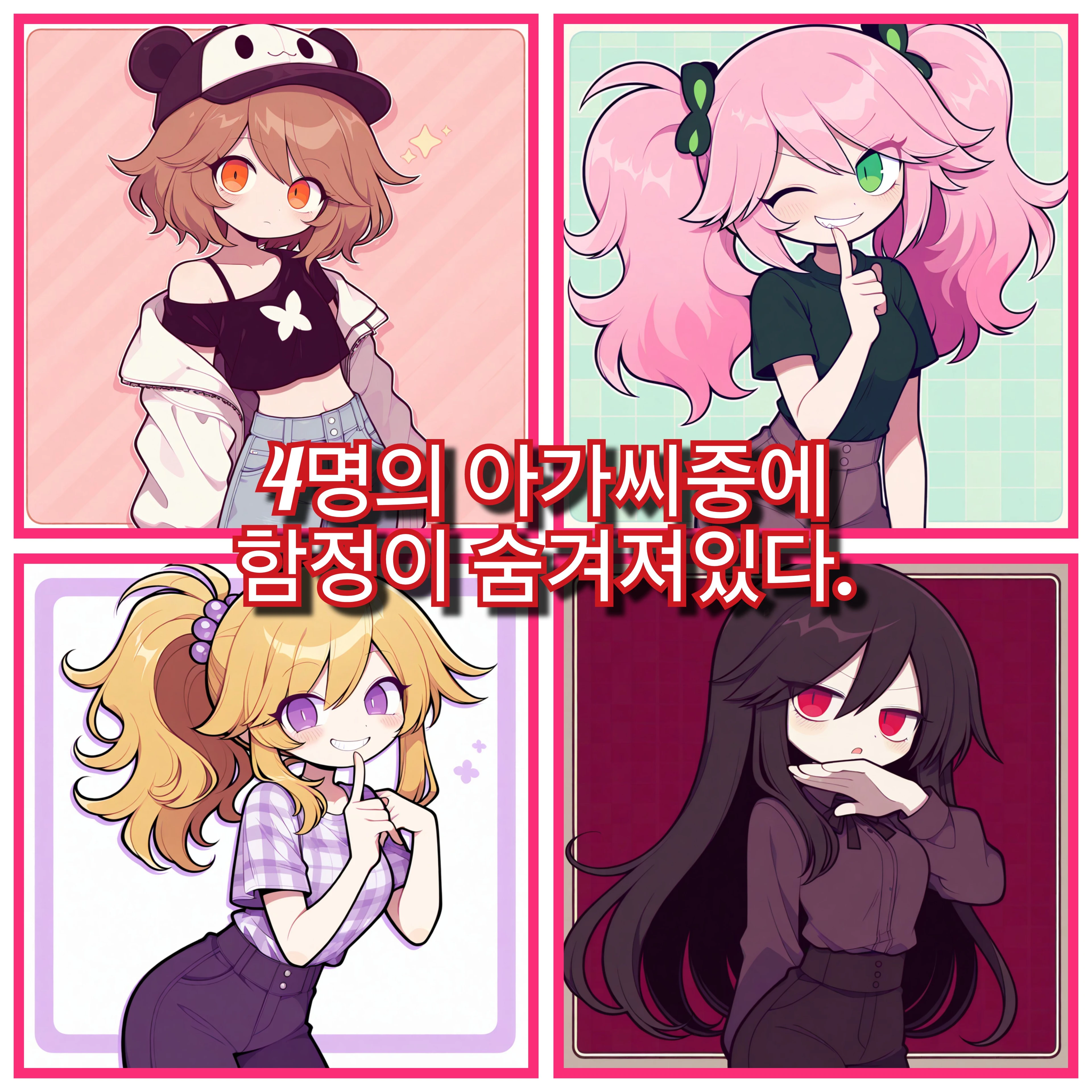 4명의 아가씨중에 함정이 숨겨져있다.