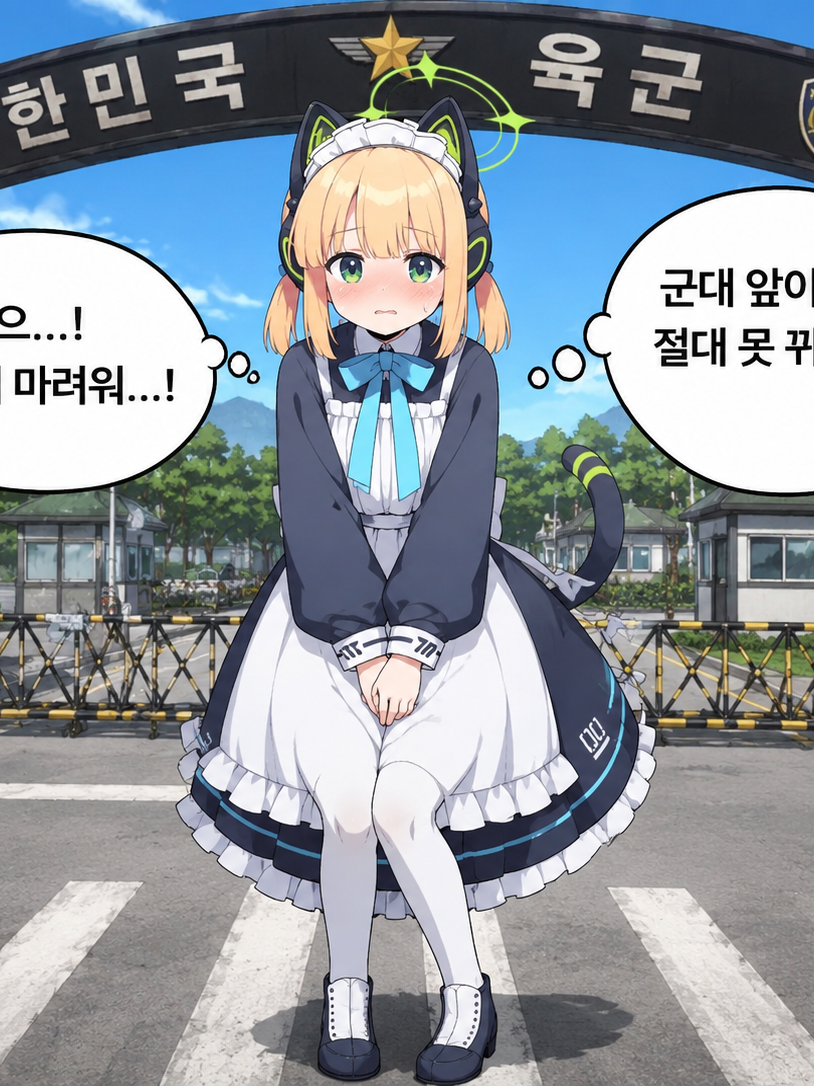 군대로 방귀를 날려버린 메이드 미도리 대표 이미지