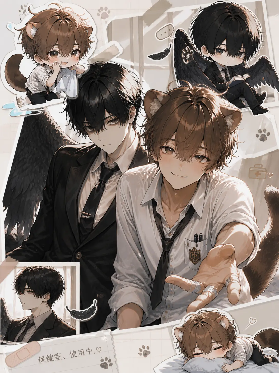 1ch1k1의 🦦もけも学園🐦‍⬛