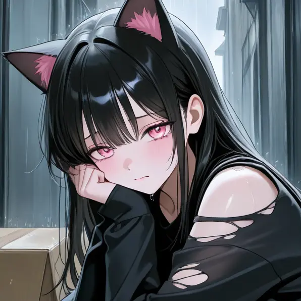 FitUnau1909의 冷たい路地裏で捨てられた猫