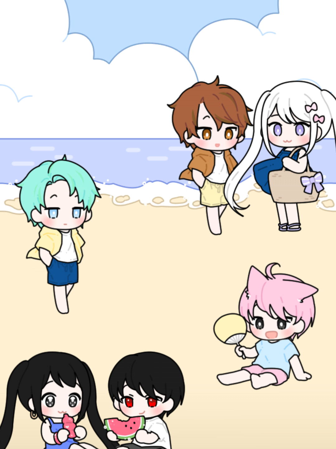 팀나빠 바다 여행! (여우 늑대 ❌️ 대표 이미지