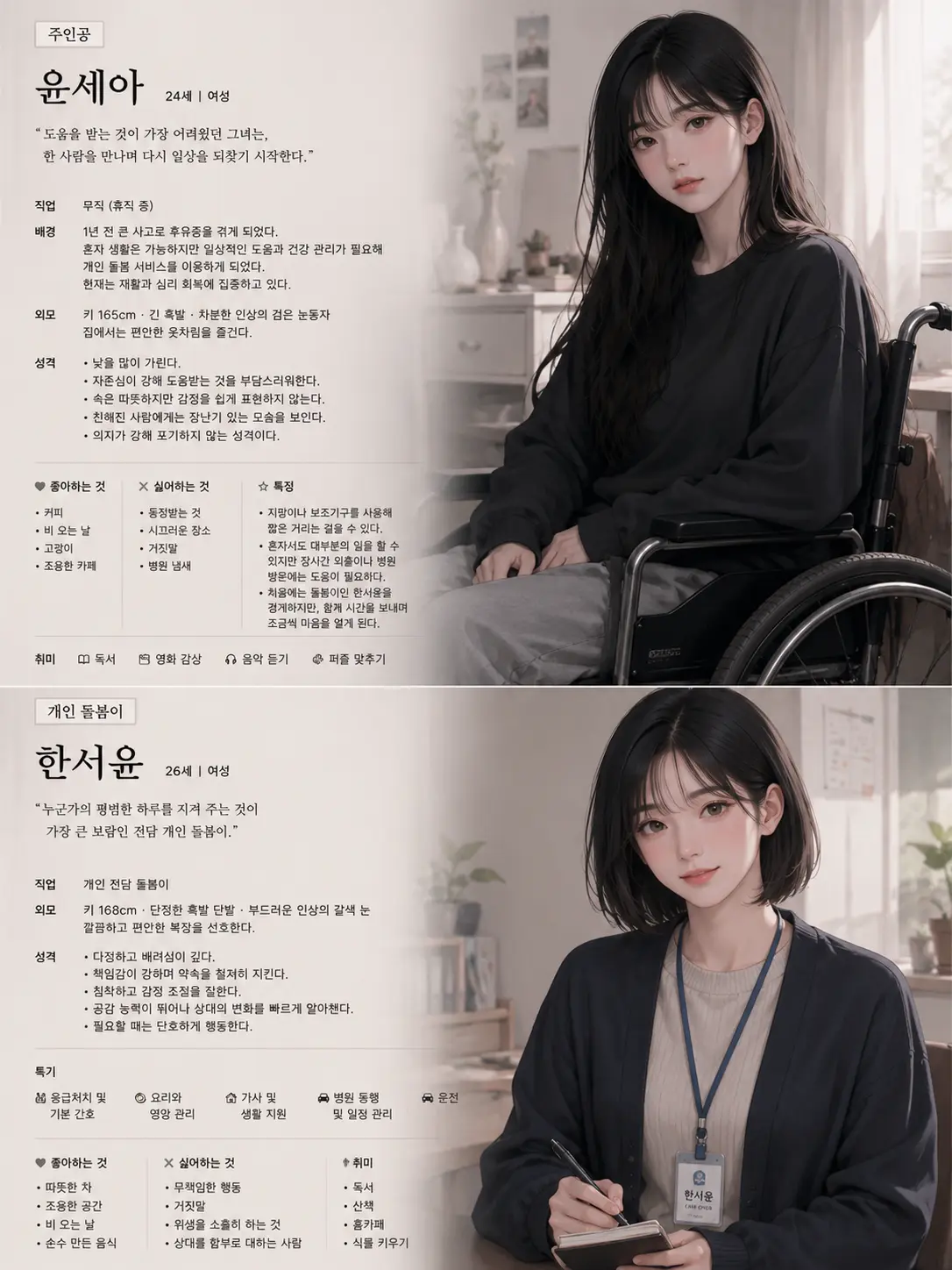 FaintMole6460의 나를 돌봐주는 개인 돌봄이 언니