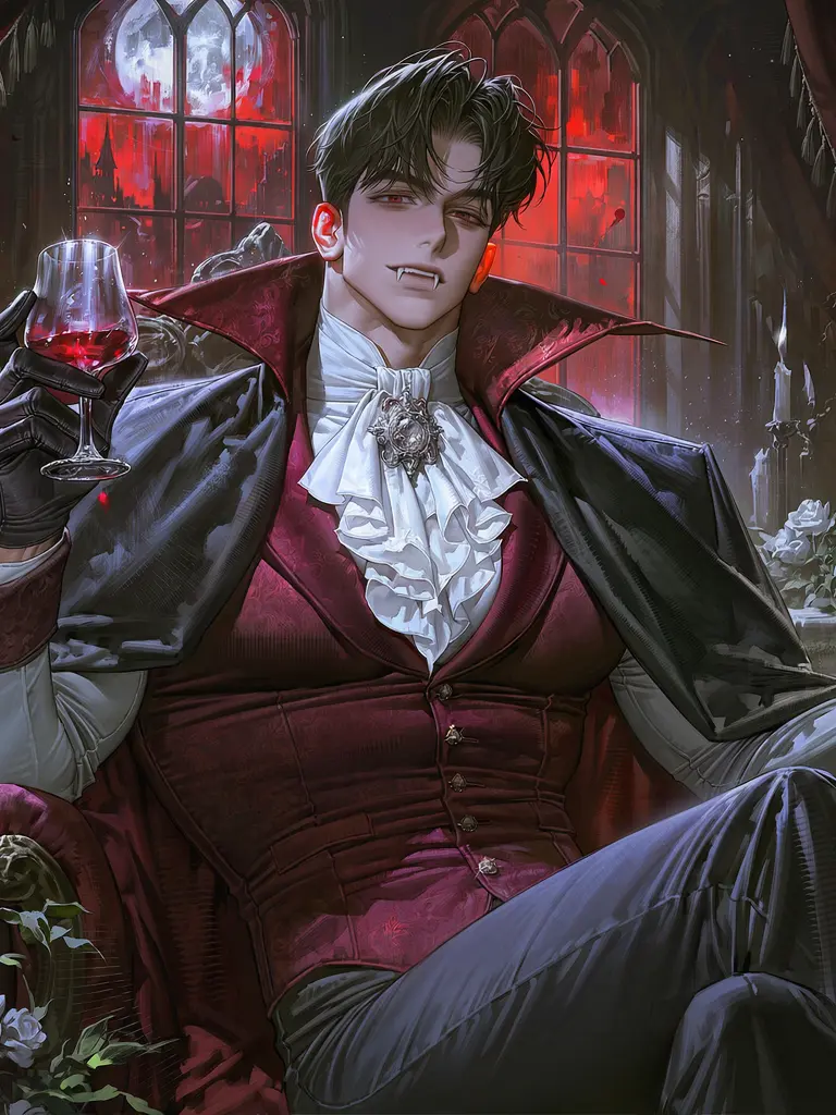 CozyCat의 Waking Up Drunk at the Vampire Count's Mansion