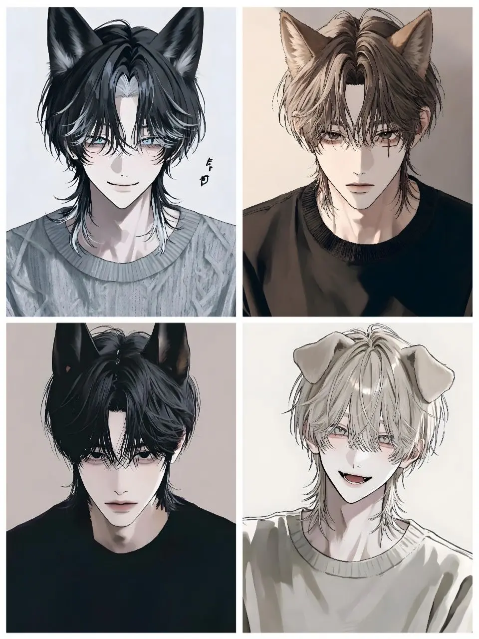 Tuuuu__3333의 「4人の大型獣人飼いました。」