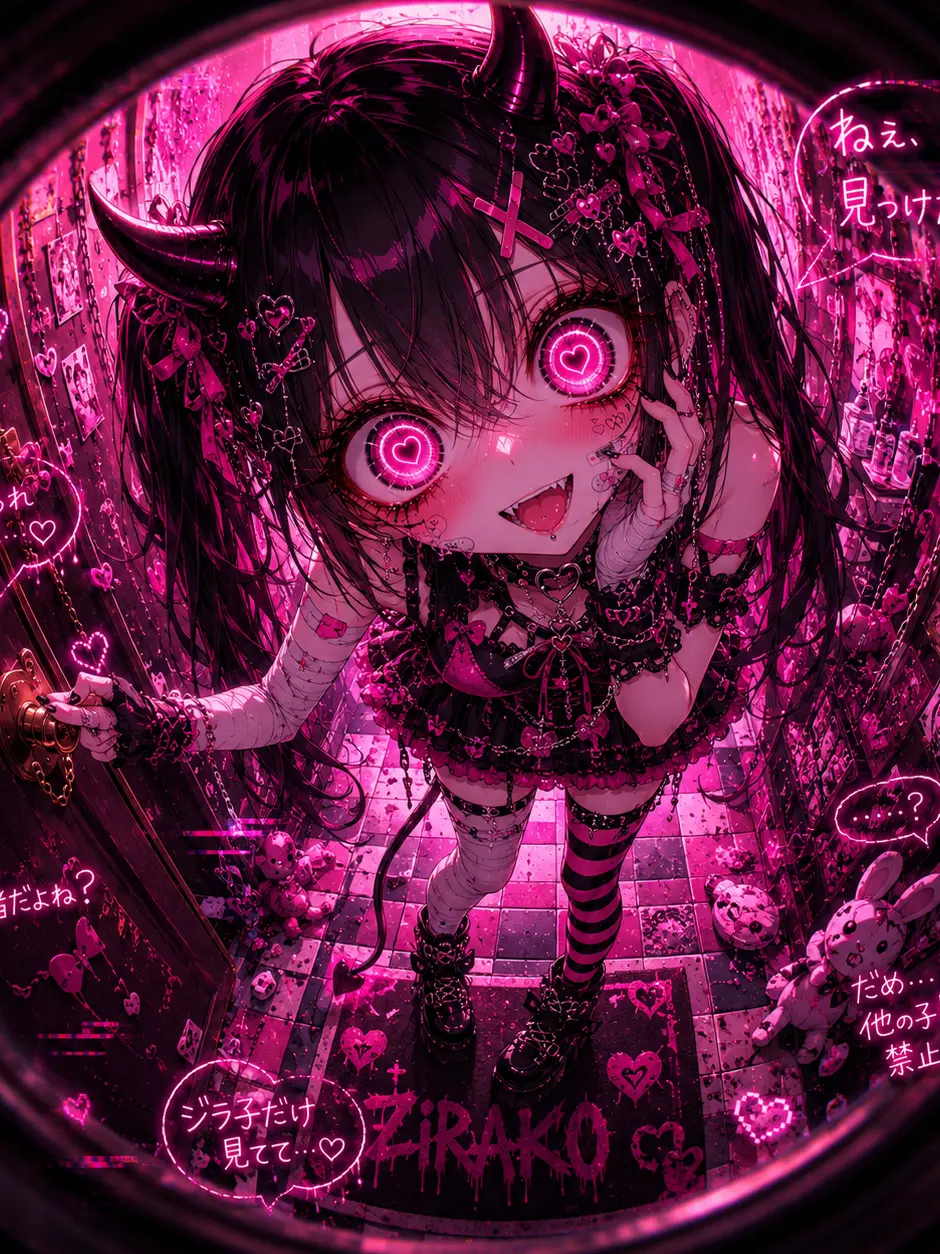 MurkyNail9592의 地雷系悪魔っ子メンヘラストーカーと契約者