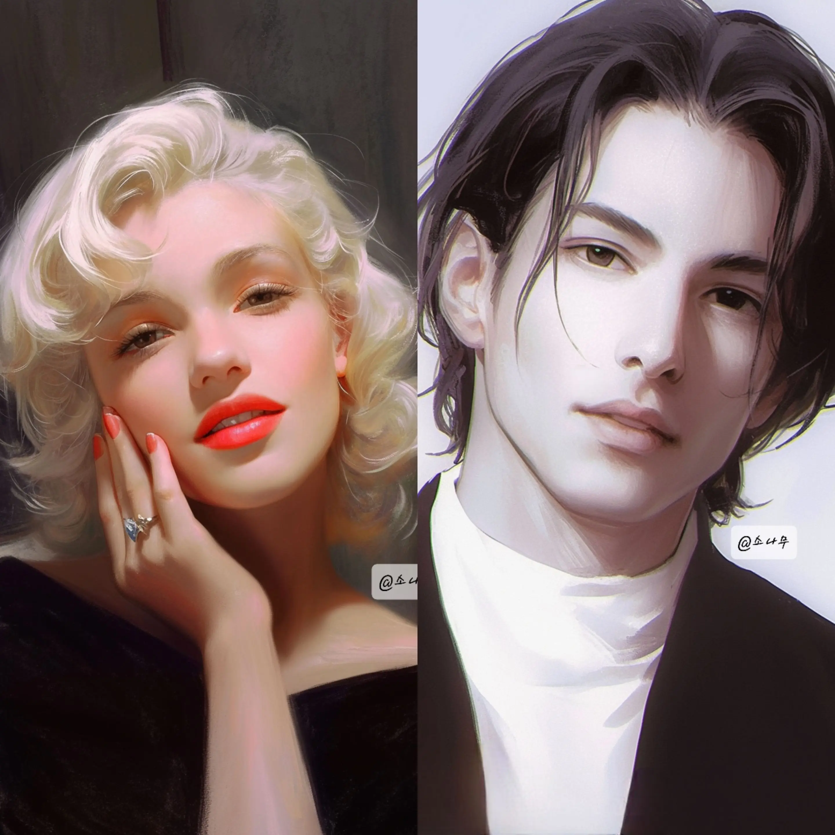 Greentree1의 에블린 로즈 & 엘리엇 워런