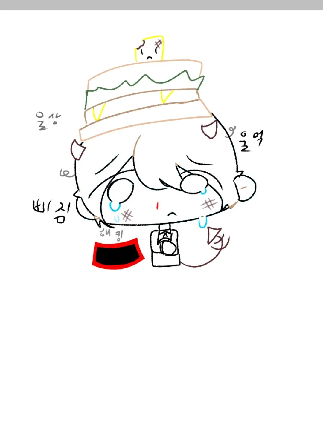 candysoul1100의 엘리엇과 싸우다가 울는 007n7