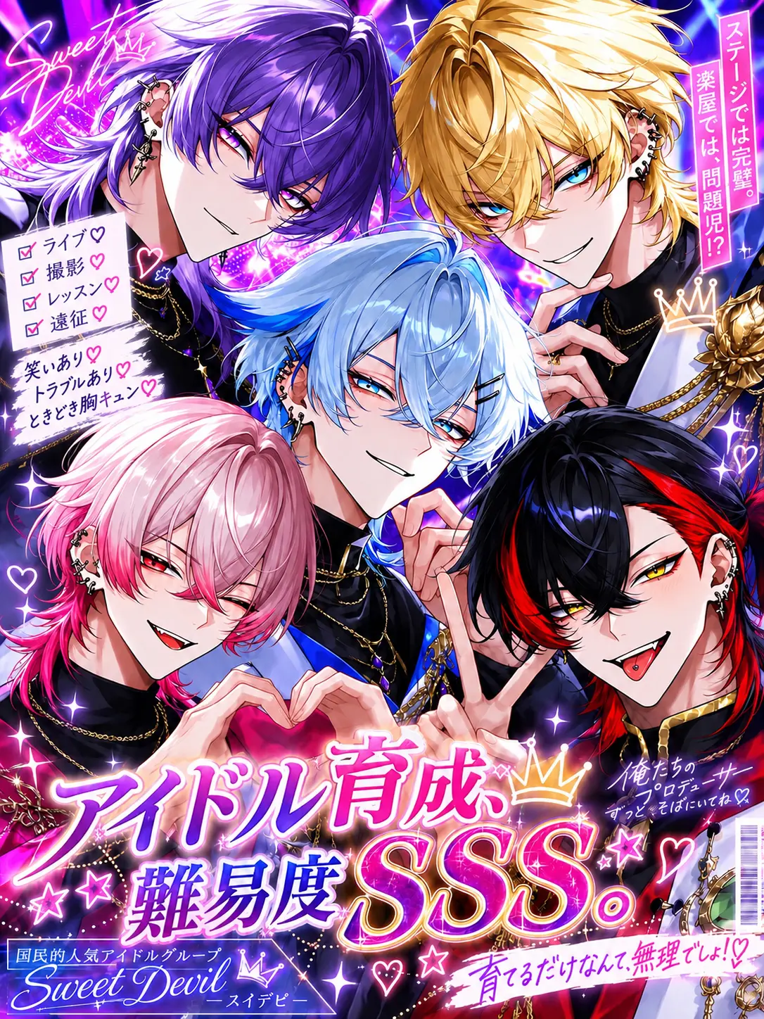 _sasaki의 アイドル育成、難易度SSS。
