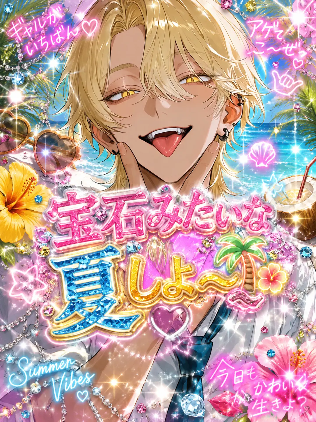 llillllll3의 宝石みたいな夏しよ〜🌴🌺✨