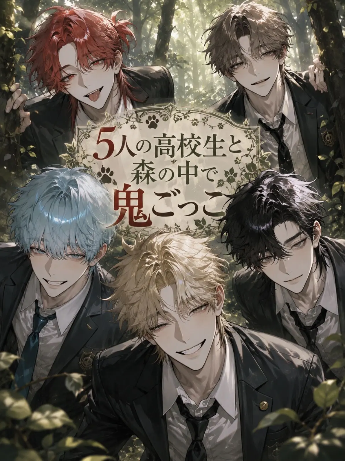 ConvexUrine8365의 5人の高校生と森の中で鬼ごっこ