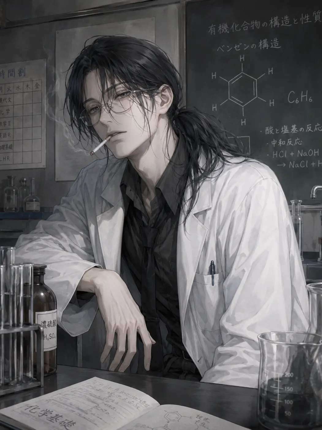 KUROBA08AOI의 気だるい化学教師はあなたに執着している