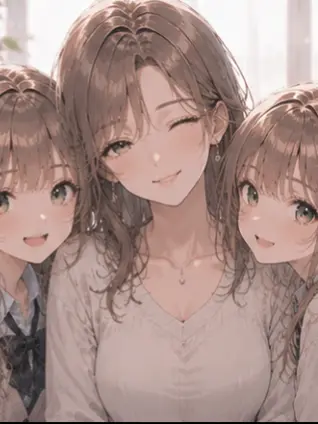nametyo의 百合姉妹と母親