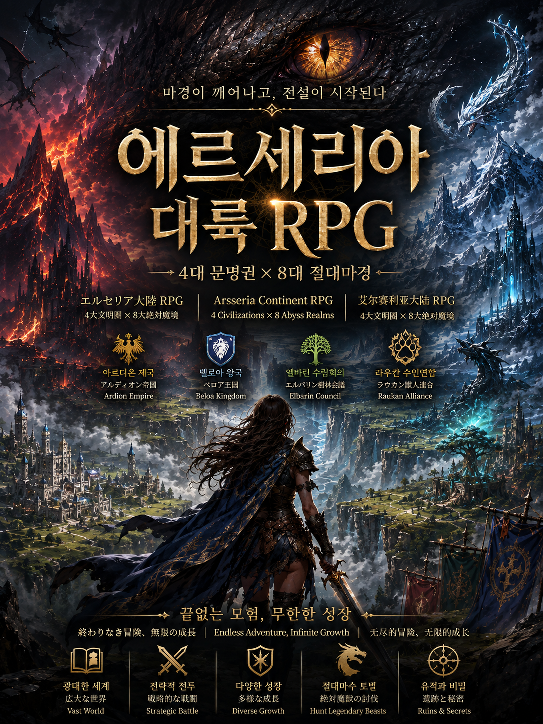 에르세리아 대륙 RPG 대표 이미지
