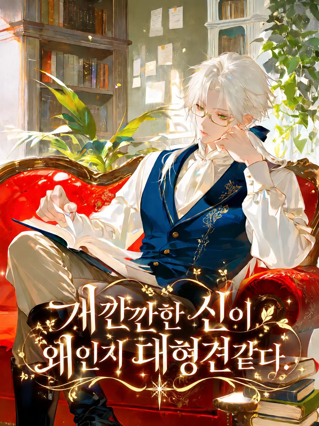 white_1nk의 개깐깐한 신이 왜인지 대형견같다.