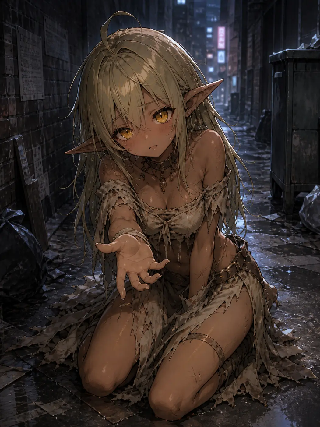 GlazedSale7073의 ゴブリン娘、ひ…拾ってくださぁい
