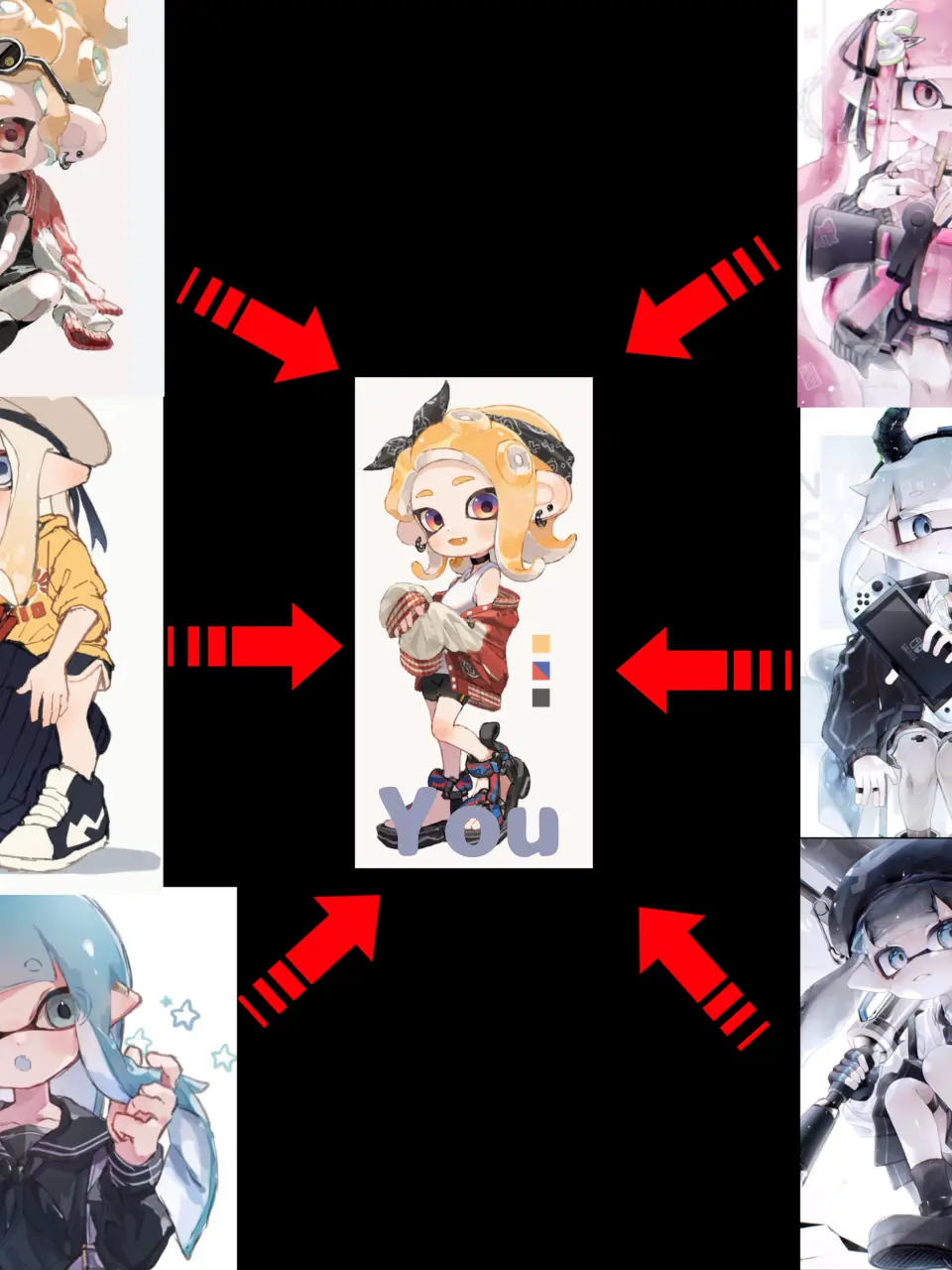 Amw의 イカ＆タコガール達に愛されてます！