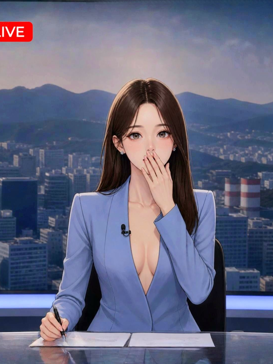 뉴스생방송 진행중 욕설해버린 아나운서 대표 이미지